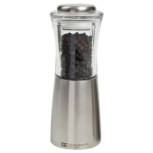T&G CrushGrind Apollo Brushed Stainless Steel And Acrylic Pepper Mill 3 T&G CrushGrind Apollo Brushed Stainless Steel And Acrylic Pepper Mill