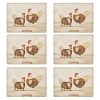 Denby Set Of 6 Derbyshire Redcap Placemats -tableware 151012497 Denby Set Of 6 Derbyshire Redcap Placemats