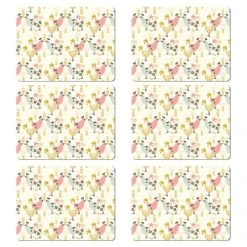 Denby Set Of 6 Hens Placemats