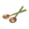 Dexam Sintra Mango Wood Spotted Salad Servers Green -tableware 16050473 Dexam Sintra Mango Wood Spotted Salad Servers Green
