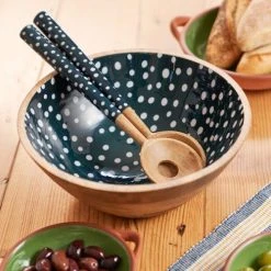 Dexam Sintra Mango Wood Spotted Salad Servers Ink Blue 9 Dexam Sintra Mango Wood Spotted Salad Servers Ink Blue -tableware 16050475 Dexam Sintra Mango Wood Spotted Salad Servers Ink Blue 3
