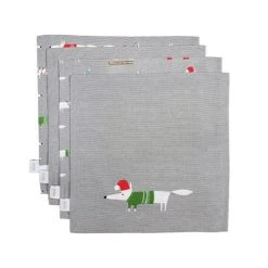 Scion Living Mr Fox Christmas Napkins Set Of 4