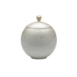 Denby Monsoon Lucille Gold Covered Sugar Bowl