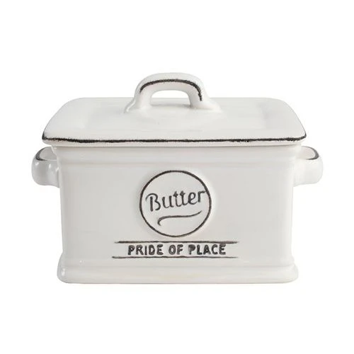 T&G Pride Of Place Butter Dish White 3 T&G Pride Of Place Butter Dish White
