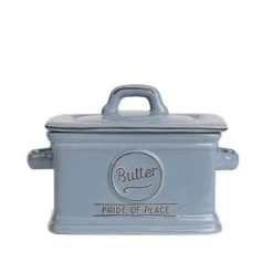 T&G Pride Of Place Butter Dish Blue