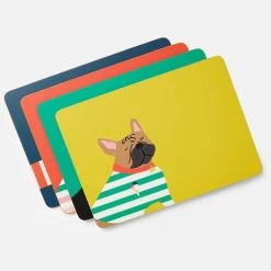Joules Brightside Corkback Placemats -tableware 218328MULTIDOG Joules Brightside Corkback Placemats 2