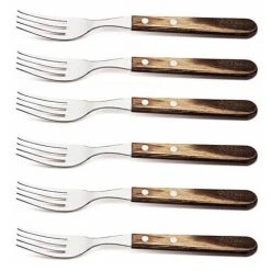 Tramontina Polywood Set Of 6 Jumbo Forks
