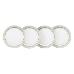 Denby Natural Canvas 4 Piece Dinner Plate Set -tableware 375041005 Denby Natural Canvas 4pc Dinner Plate Set 2
