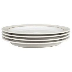 Denby Natural Canvas 4 Piece Dinner Plate Set