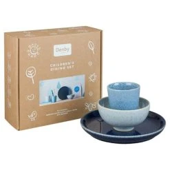Denby Studio Blue Children's Dining Set 8 Denby Studio Blue Children's Dining Set -tableware 411049903 Denby Studio Blue Childrens Dining Set 2
