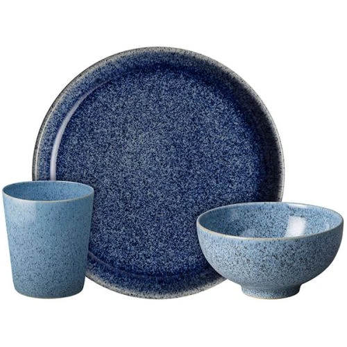 Denby Studio Blue Children's Dining Set 3 Denby Studio Blue Children's Dining Set