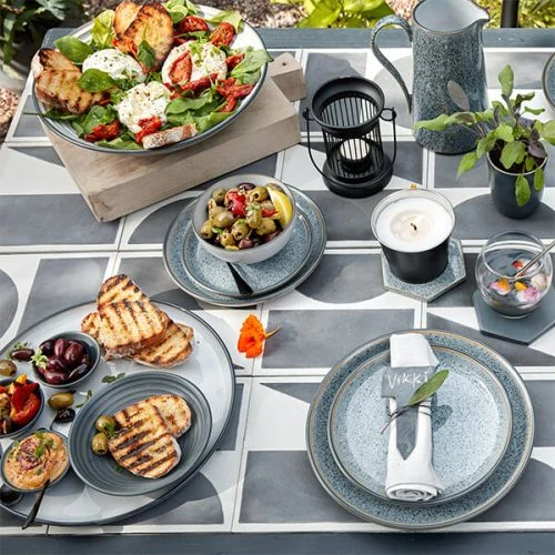 Denby Studio Grey Coupe Dinner Plate 5 Denby Studio Grey Coupe Dinner Plate - Image 3