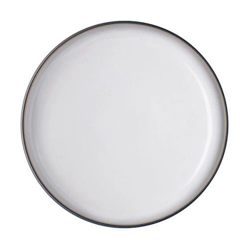 Denby Studio Grey White Medium Coupe Plate 3 Denby Studio Grey White Medium Coupe Plate