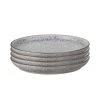 Denby Studio Grey Set Of 4 Small Coupe Plates -tableware 426042003 Denby Studio Grey Set Of 4 Small Coupe Plates