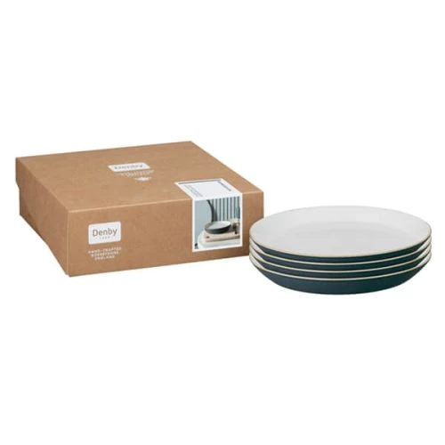 Denby Impression Charcoal 4 Piece Medium Plate Set 6 Denby Impression Charcoal 4 Piece Medium Plate Set - Image 4