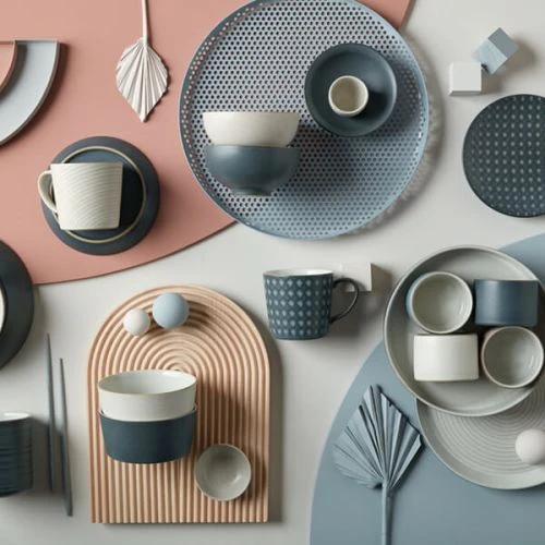 Denby Impression Charcoal 4 Piece Medium Plate Set 8 Denby Impression Charcoal 4 Piece Medium Plate Set - Image 6