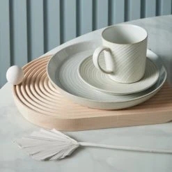 Denby Impression Cream Spiral Small Plate -tableware 438010203 Denby Impression Cream Spiral Small Plate 3