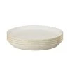 Denby Impression Cream 4 Piece Spiral Dinner Plate Set