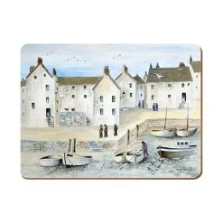 Creative Tops Cornish Harbour Set Of 6 Premium Table Mats