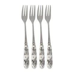 Alice In Wonderland Set 4 Pastry Forks