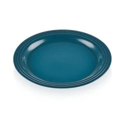 Le Creuset Deep Teal Stoneware 22cm Side Plate 9 Le Creuset Deep Teal Stoneware 22cm Side Plate -tableware 70203226420099 Le Creuset Deep Teal Stoneware 22cm Side Plate 1 1