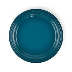 Le Creuset Deep Teal Stoneware 22cm Side Plate 11 Le Creuset Deep Teal Stoneware 22cm Side Plate -tableware 70203226420099 Le Creuset Deep Teal Stoneware 22cm Side Plate 3 1