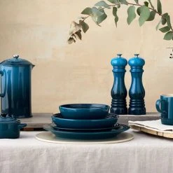 Le Creuset Deep Teal Stoneware 22cm Side Plate 12 Le Creuset Deep Teal Stoneware 22cm Side Plate -tableware 70203226420099 Le Creuset Deep Teal Stoneware 22cm Side Plate 4 1