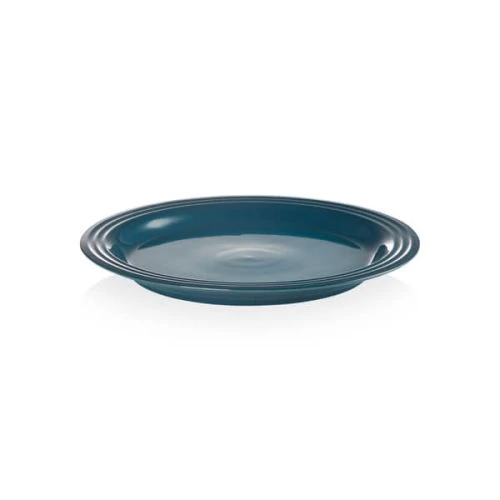 Le Creuset Deep Teal Stoneware 22cm Side Plate 3 Le Creuset Deep Teal Stoneware 22cm Side Plate