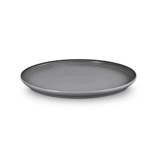 Le Creuset Flint Stoneware Coupe Collection 22cm Side Plate 3 Le Creuset Flint Stoneware Coupe Collection 22cm Side Plate