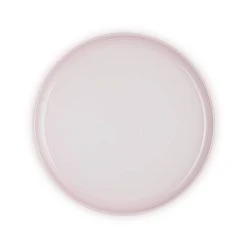 Le Creuset Shell Pink Stoneware Coupe Collection 22cm Side Plate -tableware 70234227777080 Le Creuset Shell Pink Coupe Collection Side Plate 3