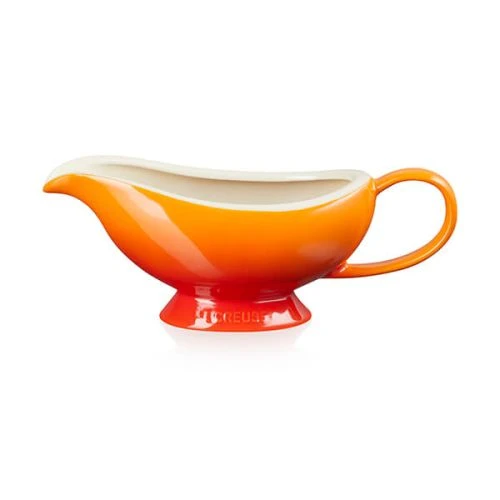 Le Creuset Volcanic Stoneware Gravy Boat 460ml 3 Le Creuset Volcanic Stoneware Gravy Boat 460ml