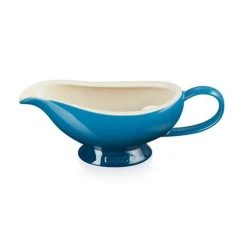 Le Creuset Deep Teal Stoneware Gravy Boat 460ml -tableware 71226466420000 Le Creuset 460ml Deep Teal Gravy Boat 1