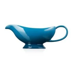 Le Creuset Deep Teal Stoneware Gravy Boat 460ml -tableware 71226466420000 Le Creuset 460ml Deep Teal Gravy Boat 2