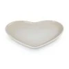 Le Creuset L'Amour Heart Collection Meringue 23cm Heart Plate