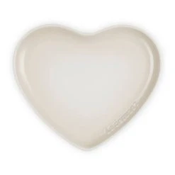 Le Creuset L'Amour Heart Collection Meringue 23cm Heart Plate -tableware 80255237160099 Le Creuset LAmour Heart Collection 22cm Heart Plate Meringue 3