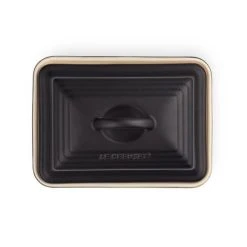 Le Creuset Black Stoneware Butter Dish -tableware 80837170000003 Le Creuset Black Stoneware Butter Dish 2