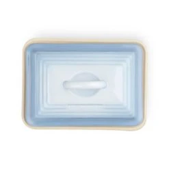 Le Creuset Coastal Blue Stoneware Butter Dish -tableware 80837174200003 Le Creuset Coastal Blue Stoneware Butter Dish 2