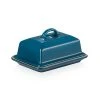 Le Creuset Deep Teal Stoneware Butter Dish -tableware 80837176420003 Le Creuset Deep Teal Stoneware Butter Dish
