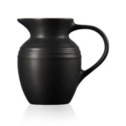Le Creuset Satin Black Stoneware Breakfast Jug -tableware 80903060000005 Le Creuset Satin Black Stoneware Breakfast Jug 2