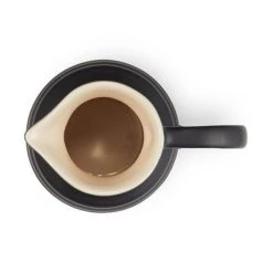 Le Creuset Satin Black Stoneware Breakfast Jug -tableware 80903060000005 Le Creuset Satin Black Stoneware Breakfast Jug 3