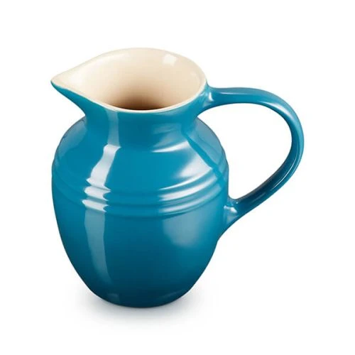 Le Creuset Deep Teal Stoneware Breakfast Jug 4 Le Creuset Deep Teal Stoneware Breakfast Jug - Image 2