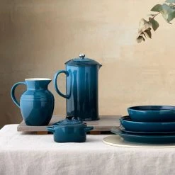Le Creuset Deep Teal Stoneware Breakfast Jug 11 Le Creuset Deep Teal Stoneware Breakfast Jug -tableware 80903066420005 Le Creuset Deep Teal Stoneware Breakfast Jug 4