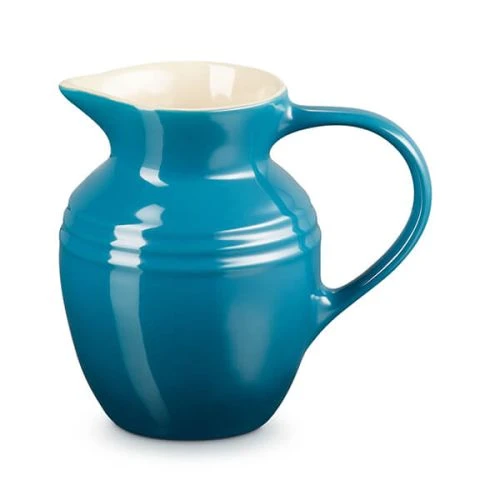Le Creuset Deep Teal Stoneware Breakfast Jug 3 Le Creuset Deep Teal Stoneware Breakfast Jug
