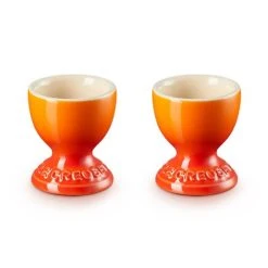 Le Creuset Volcanic Stoneware Egg Cup Set Of 2 Gift Box