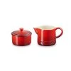 Le Creuset Cerise Milk & Sugar Set -tableware 89331000600003 Le Creuset Milk And Sugar Set Cerise