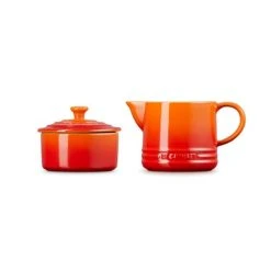 Le Creuset Volcanic Milk & Sugar Set -tableware 89331000900003 Le Creuset Milk And Sugar Set Volcanic 2