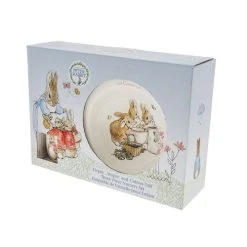 Beatrix Potter Flopsy Mopsy And Cottontail 3 Piece Nursery Set -tableware A26699 Beatrix Potter Flopsy Mopsy And Cottontail 3 Piece Nursery Set 4