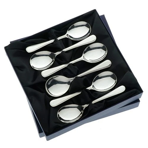 Arthur Price Of England Bead Sovereign Silver Plate Set Of 6 Fruit Spoons 3 Arthur Price Of England Bead Sovereign Silver Plate Set Of 6 Fruit Spoons