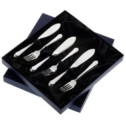 Arthur Price Of England Dubarry Sovereign Stainless Steel Set Of 6 Pairs Of Fish Eaters