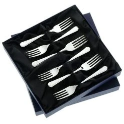 Arthur Price Of England Grecian Sovereign Stainless Steel Set Of 6 Fruit Forks